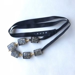 Marni necklace. Pyrite Crystal. Made in Italy.